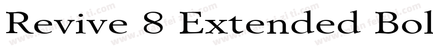 Revive 8 Extended BoldItalic字体转换